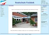 Internetseite Realschule-Fockbek.de