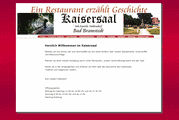 Internetseite Kaisersaal-Badbramstedt.de